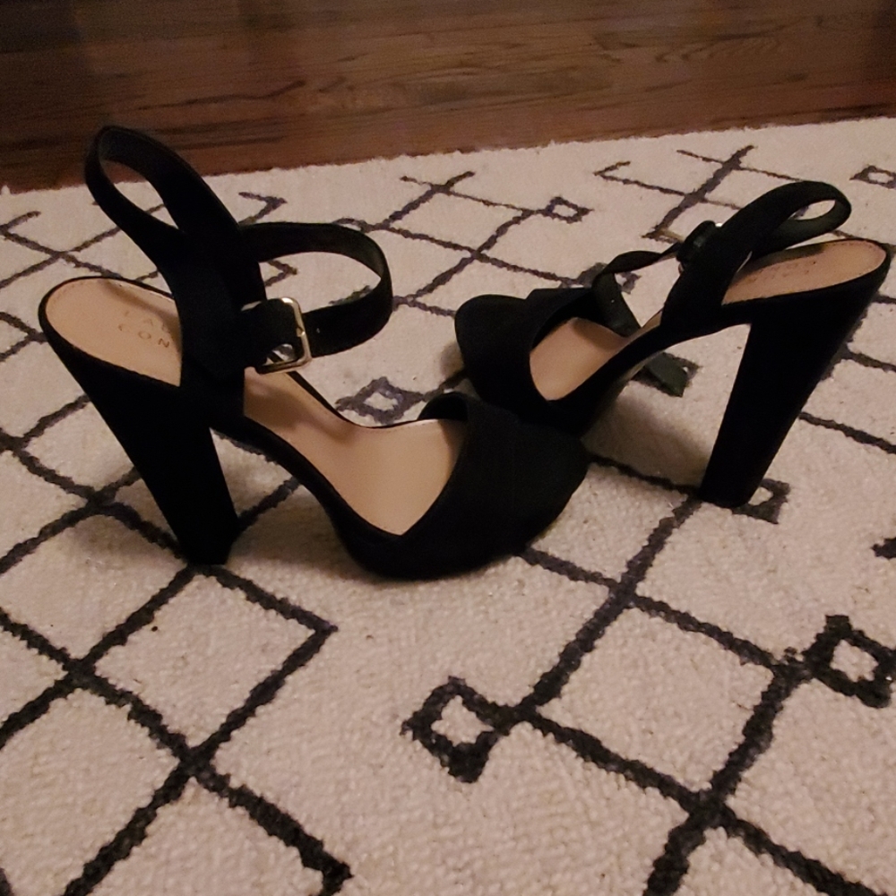 Lauren Conrad open toe heels